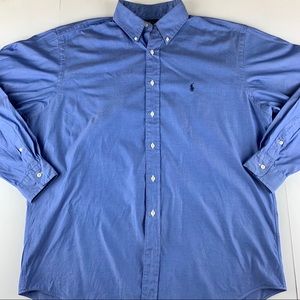 Ralph Lauren Long Sleeve Button Down Shirt Sz 16.5